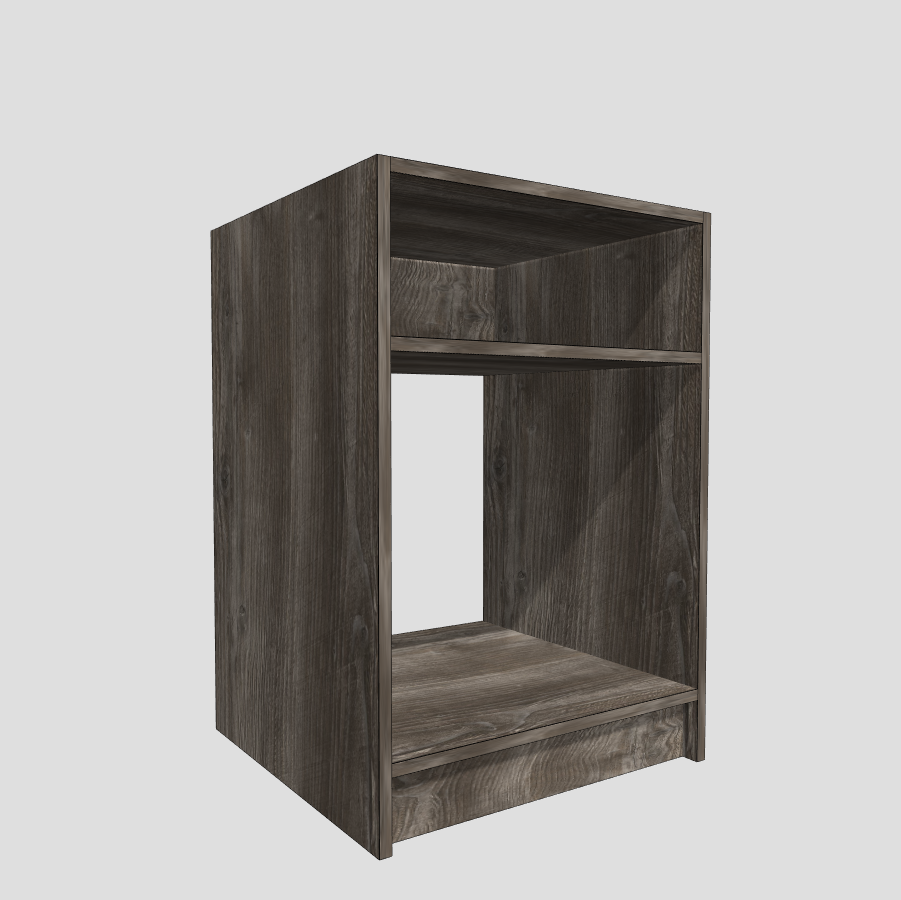 Wardrobe Base Unit No Doors