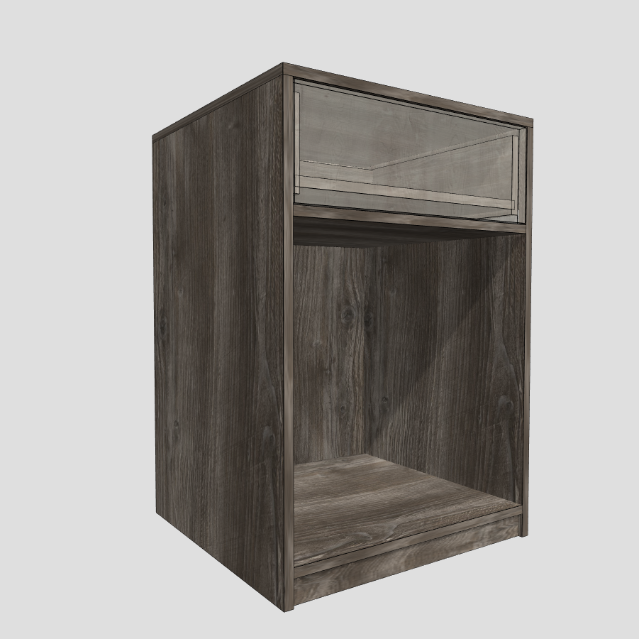 Wardrobe Base Unit  (Drawers Top)